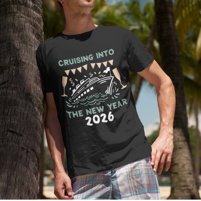 Cruise New Year Cruise Jedes Jahr individuell ange T-Shirt (Von Creator hochgeladen)