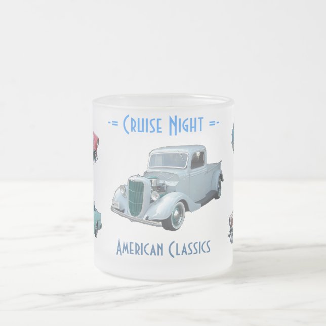 CRUISE NIGHT Tasse (mattiertes Glas) (Mittel)