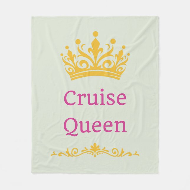 Cruise Queen Fleecedecke (Vorderseite)