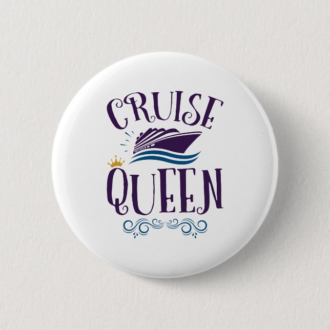 Cruise Queen Niedlich Cruise Women Button (Vorderseite)