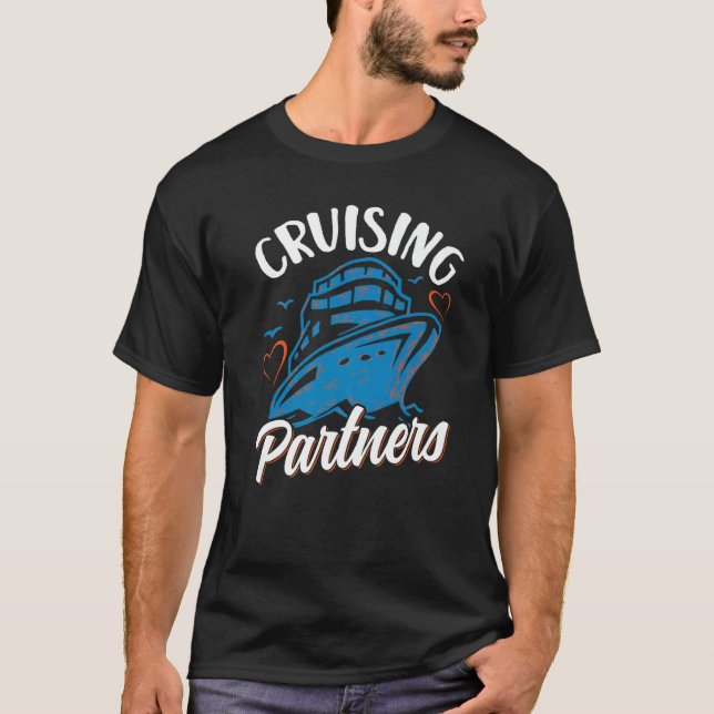 Cruise Ship Friends Vacay Cruising Partners T-Shirt (Vorderseite)