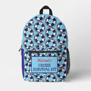 Cruise Ship Survival Kit Funny Cruise Bedruckter Rucksack