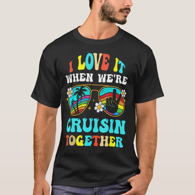 Cruise Ship Vacation Friends Buddies Couples Girl  T-Shirt (Vorderseite)
