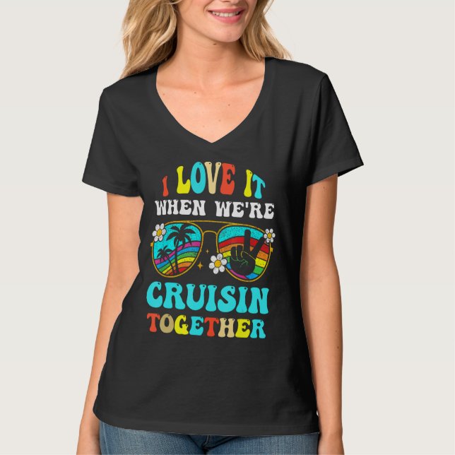 Cruise Ship Vacation Friends Buddies Couples Girl  T-Shirt (Vorderseite)