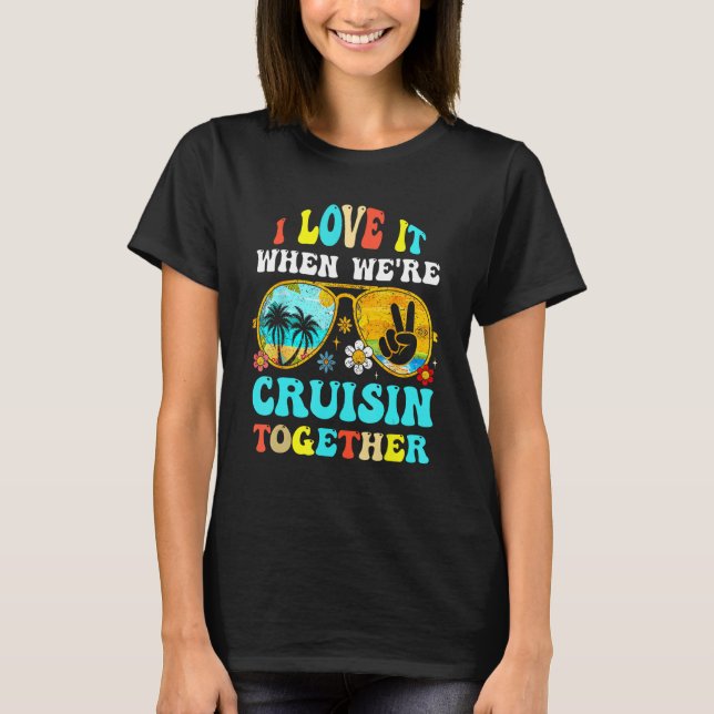 Cruise Ship Vacation Friends Buddies Couples Girl  T-Shirt (Vorderseite)