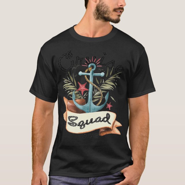 Cruise Squad 2019 Tshirt Family Cruise Trip (Vorderseite)