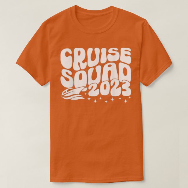 Cruise Squad 2023 Summer Vacation Family Friend T-Shirt (Design vorne)