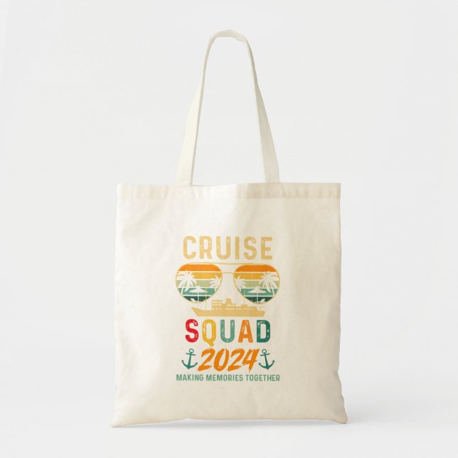 Cruise Squad 2024 Family Vacation Matching Group S Tragetasche (Vorne)