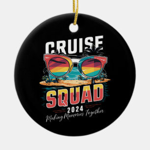 Cruise Squad 2024 Sommerferien Matching Family Keramik Ornament