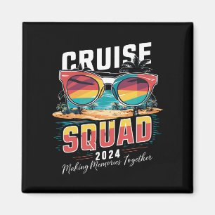 Cruise Squad 2024 Sommerferien Matching Family Magnet