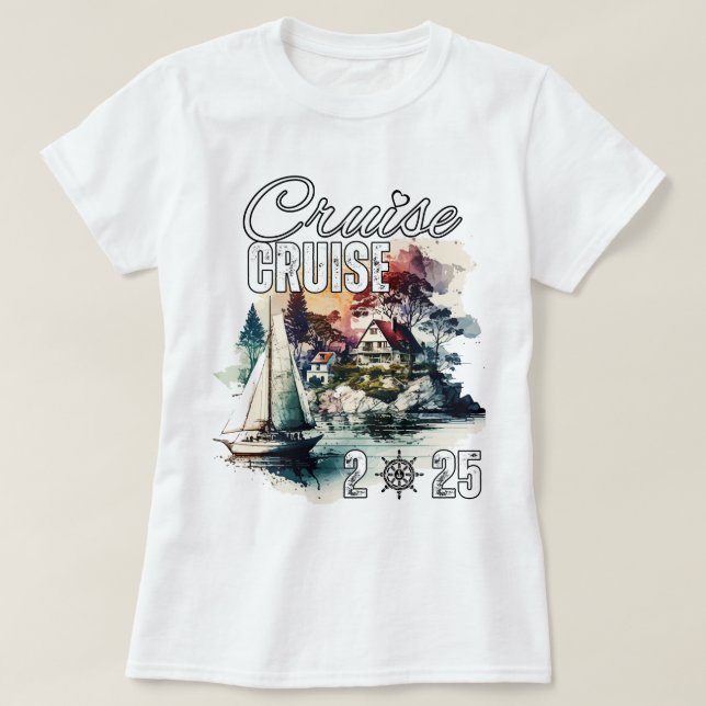 Cruise Squad 2025 Familienurlaub T-Shirt (Design vorne)