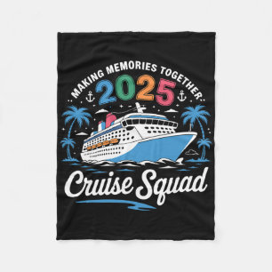 Cruise Squad 2025 Family Cruise Matching Summer Va Fleecedecke