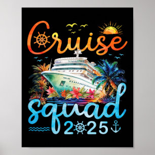 Cruise Squad 2025 Family Group Matching Cruising V Poster