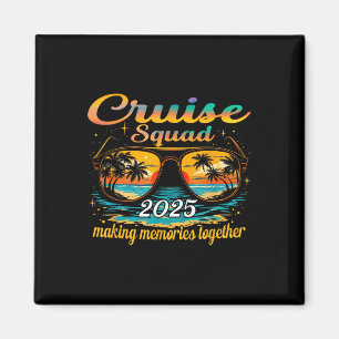 Cruise Squad 2025 Family Group Matching Summer Vac Magnet