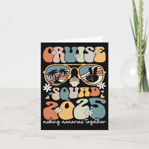 Cruise Squad 2025 Family Matching Group Summer Vac Karte