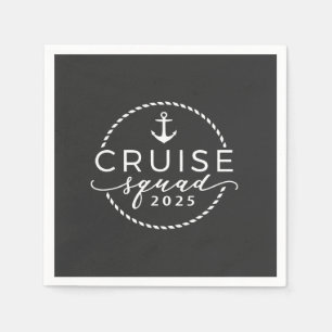 Cruise Squad 2025 Family Matching Outfit Sommer Serviette