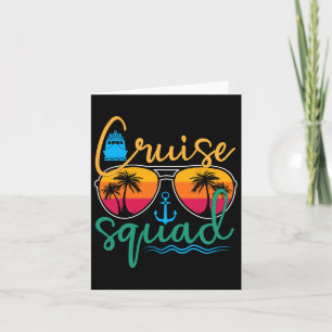 Cruise Squad 2025 Family Vacation Beach Matching G Karte