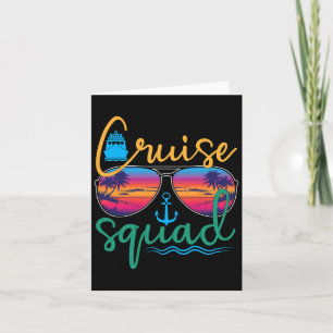 Cruise Squad 2025 Family Vacation Beach Matching G Karte