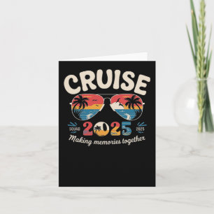 Cruise Squad 2025 - Retro Vacation Ästhetik für T Karte