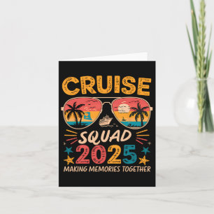 Cruise Squad 2025 Sommerferien Matching Family Karte