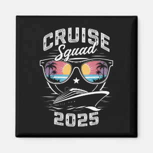 Cruise Squad 2025 Sommerferien Matching Family Magnet