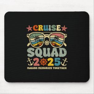 Cruise Squad 2025 Sommerurlaub passende Familie Mousepad