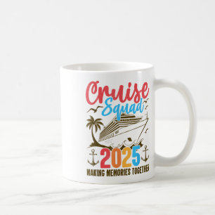Cruise Squad 2025 Summer Vacation Family Group Mat Kaffeetasse