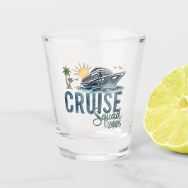 Cruise Squad 2026 Shot Glass Party Favor Schnapsglas
