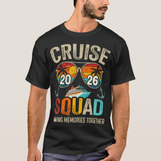 Cruise Squad 2026 Sommerferien passende Familie  T-Shirt