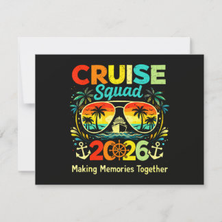 Cruise Squad 2026 Summer Vacation Einladung