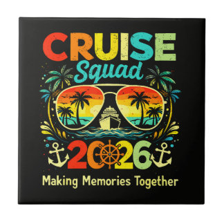 Cruise Squad 2026 Summer Vacation Fliese