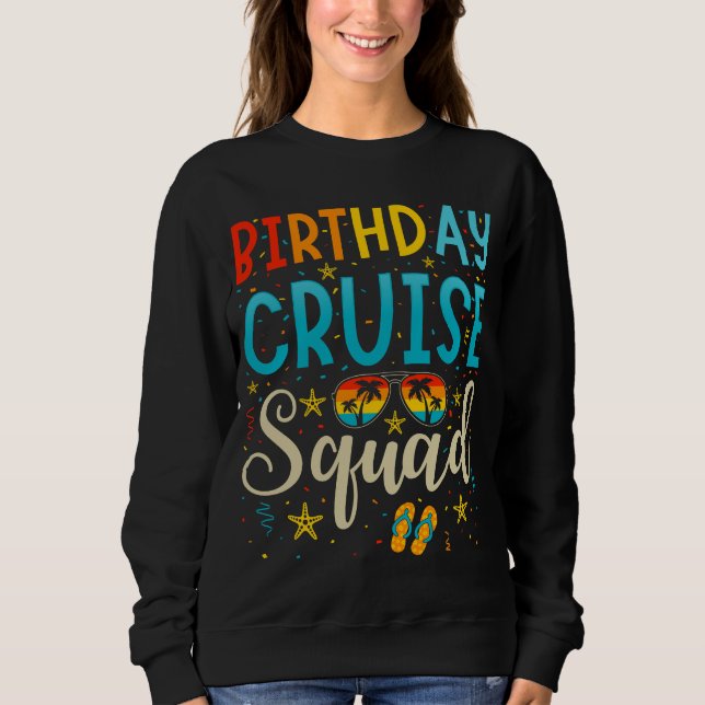 Cruise Squad Cruising Vacation Women Sweatshirt (Vorderseite)