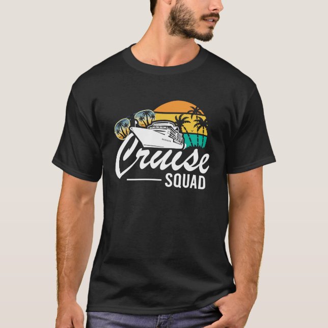 Cruise Squad Family Matching Cruise Trip Vacation  T-Shirt (Vorderseite)