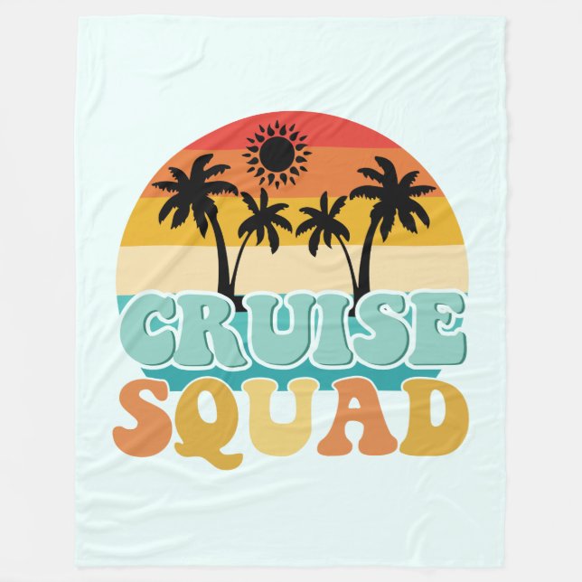 Cruise Squad Fleecedecke (Vorderseite)