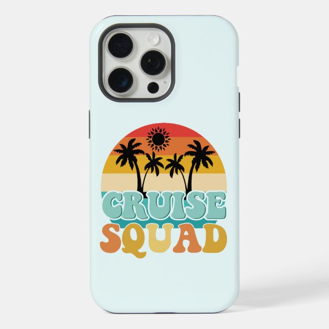 Cruise Squad iPhone Hülle (Rückseite)