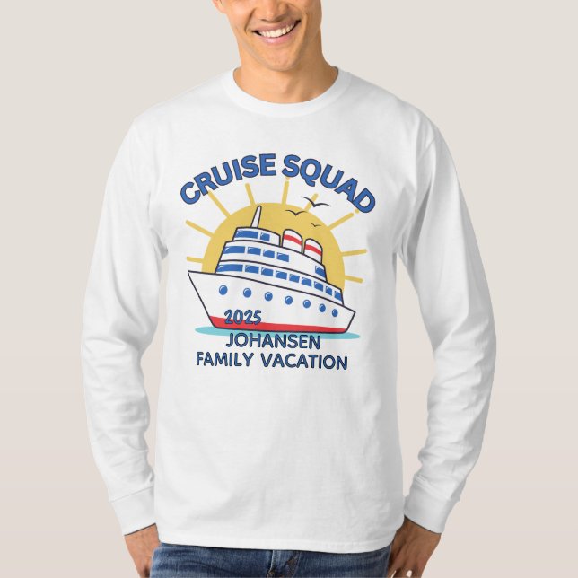 Cruise Squad Matching Family Cruise T-Shirt (Vorderseite)