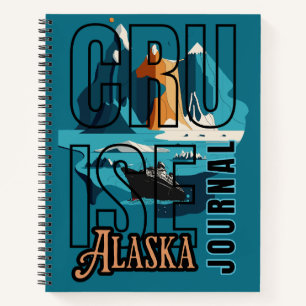 Cruise Travel Journal Taary Alaska Glacier Notizbuch