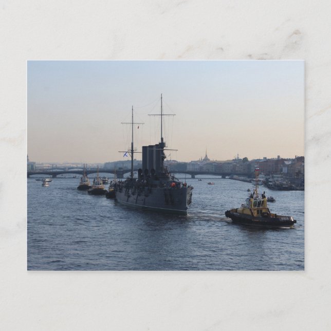 Cruiser Aurora Postkarte (Vorderseite)