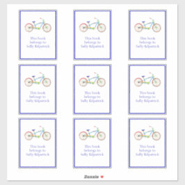 Cruiser Bike Buchzeichen Sticker