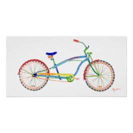 Cruiser Bike Poster