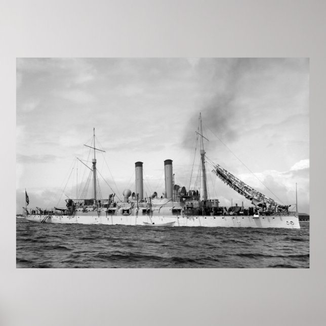 Cruiser USA Atlanta, 1903 Poster (Vorne)