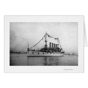 Cruiser Washington in Seattle Harbour verankert