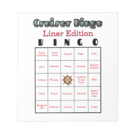 Cruiser's Bingo Liner Edition Notizblock