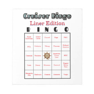 Cruiser's Bingo Liner Edition Notizblock