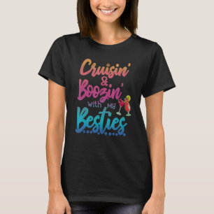 Cruisin' and Boozin' mit meinen Bestien T-Shirt