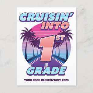 Cruisin 'Back to School 1. Klasse Feiertagspostkarte