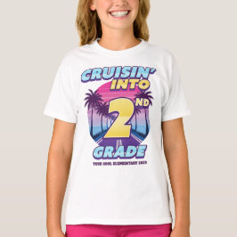 Cruisin 'Back to School 2. Klasse Mädchen T-Shirt