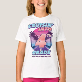 Cruisin 'Back to School 4. Klasse Mädchen T-Shirt