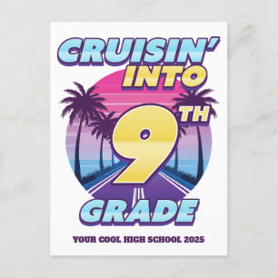Cruisin 'Back to School 9. Klasse Feiertagspostkarte