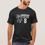 Cruisin' My Way In 8 Funny 8th Birthday T-Shirt An<br><div class="desc">Auf meinem Weg in 8 lustige 8. Geburtstag T-Shirt Anchor Vintag</div>